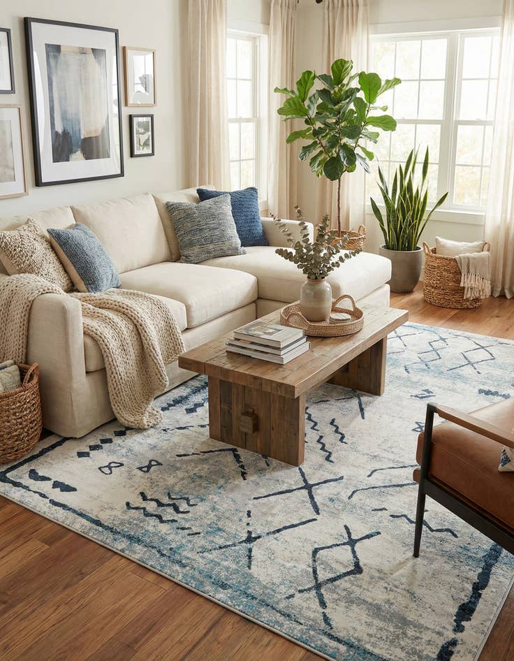 Detail image of 10' x 14' Kamala Washable Rug