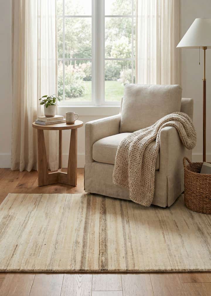 3' 5 x 4' 10 Hand Knotted Kashkuli Gabbeh Wool Rug