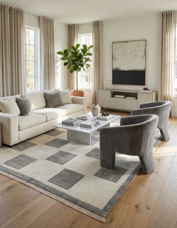 5' 10 x 8' 2 Hand Knotted Darya Wool Rug