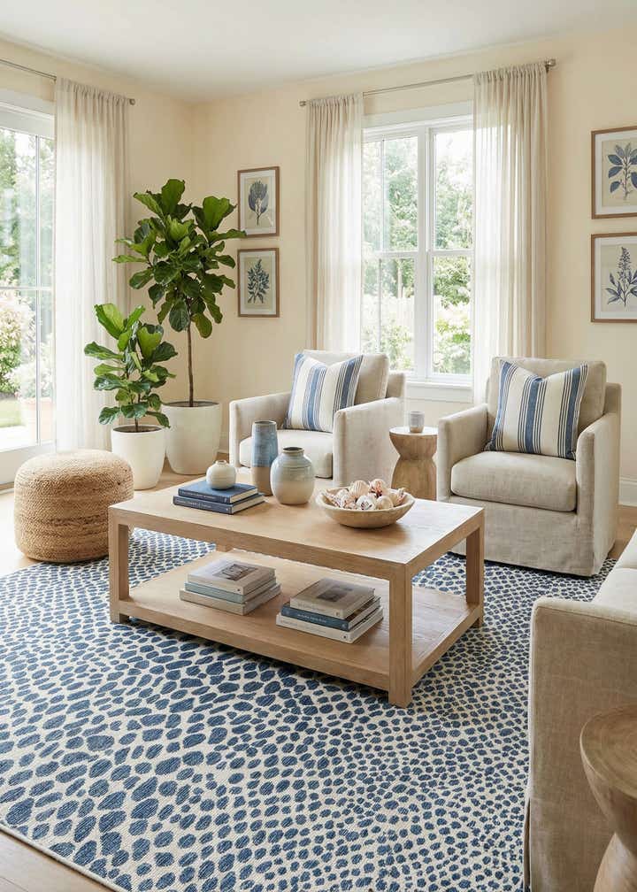 10' 8 x 10' 8 Easy-Clean Jill Zarin Cape Town Indoor / Outdoor Square Rug