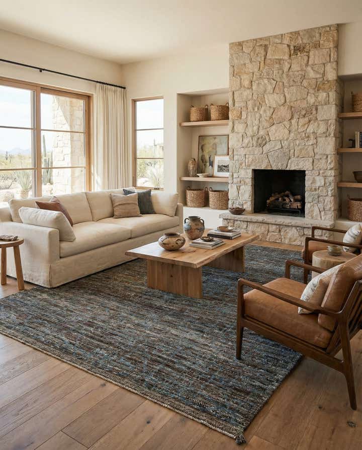10' 10 x 13' 10 Hand Knotted Beni Marok Rug