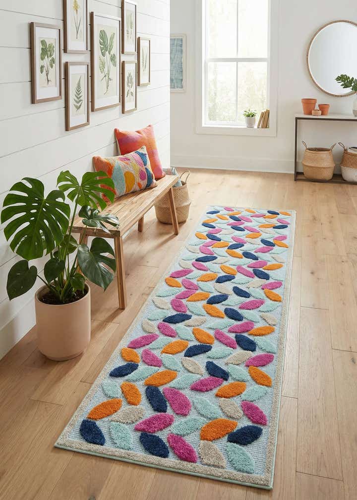 2' x 8' Easy-Clean Aruba Indoor / Outdoor Runner Rug