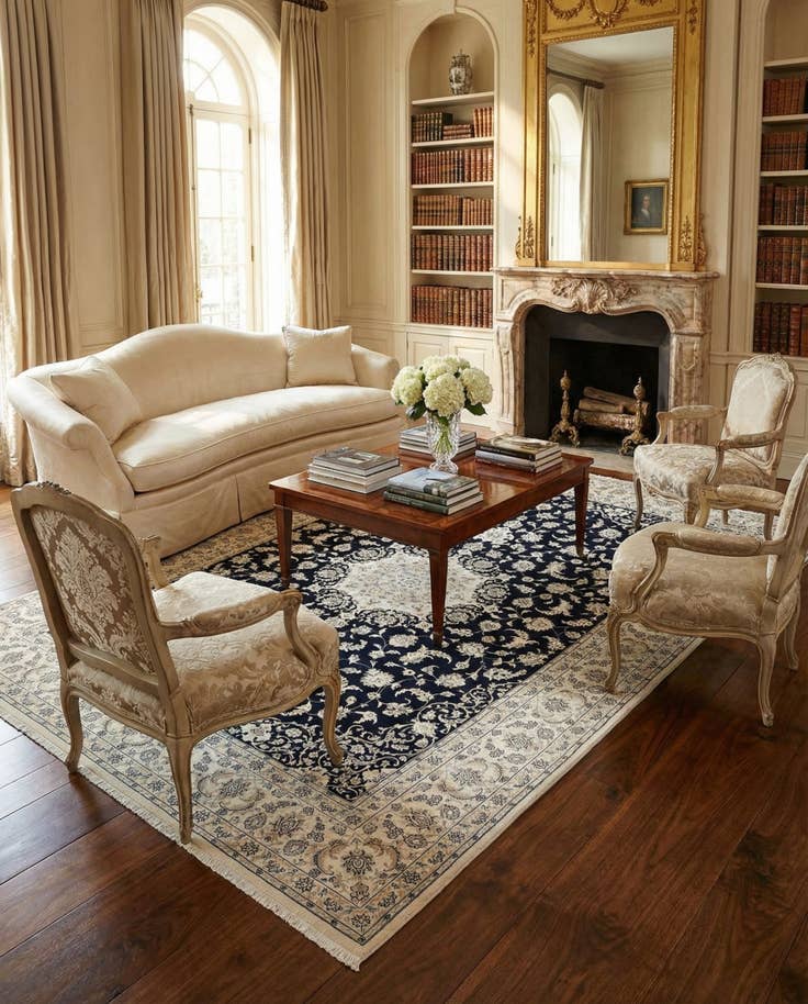 Detail image of 8' 1 x 11' 7 Nain Rug