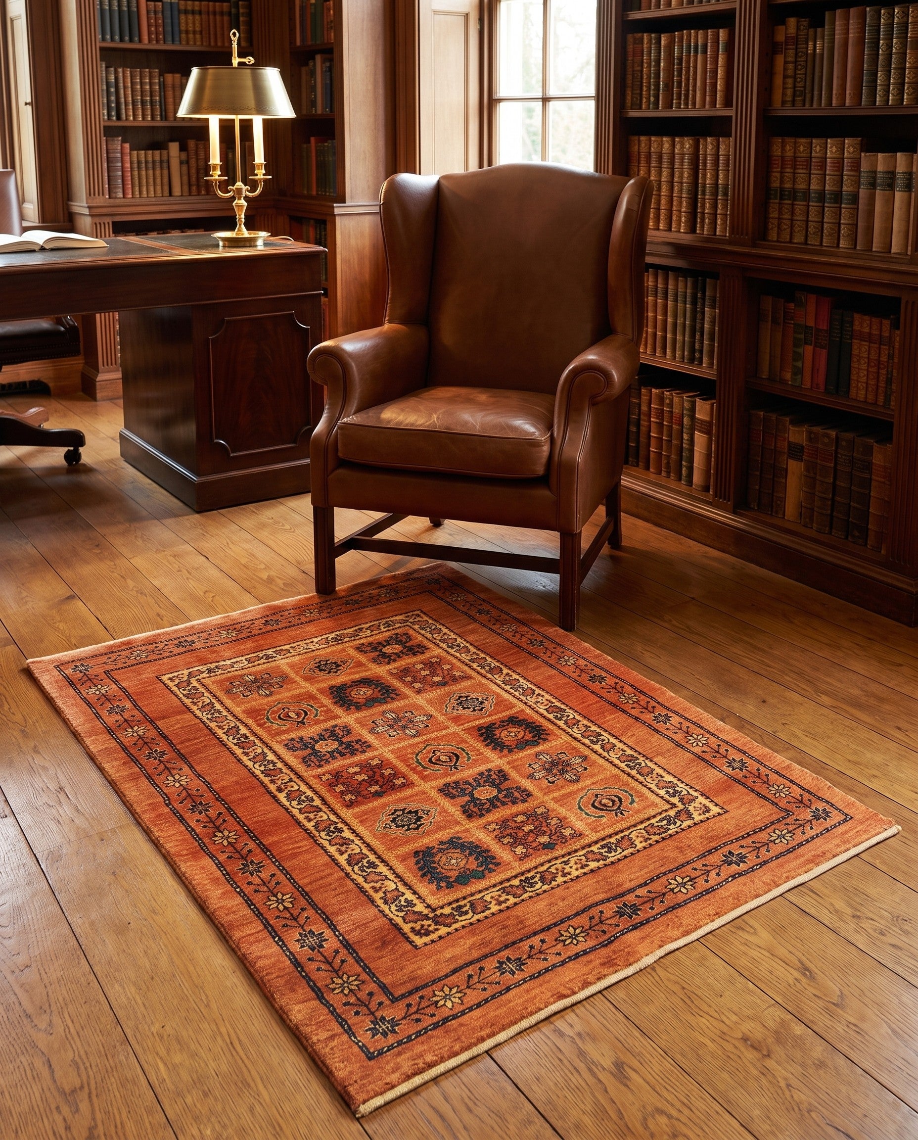 3' 7 x 4' 11 Kashkuli Wool Rug