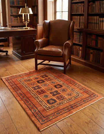 3' 7 x 4' 11 Kashkuli Wool Rug
