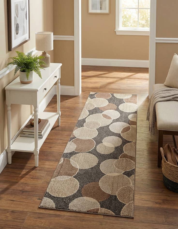 Detail image of 2' 2 x 6' 9  Washable Spectrum Runner Rug