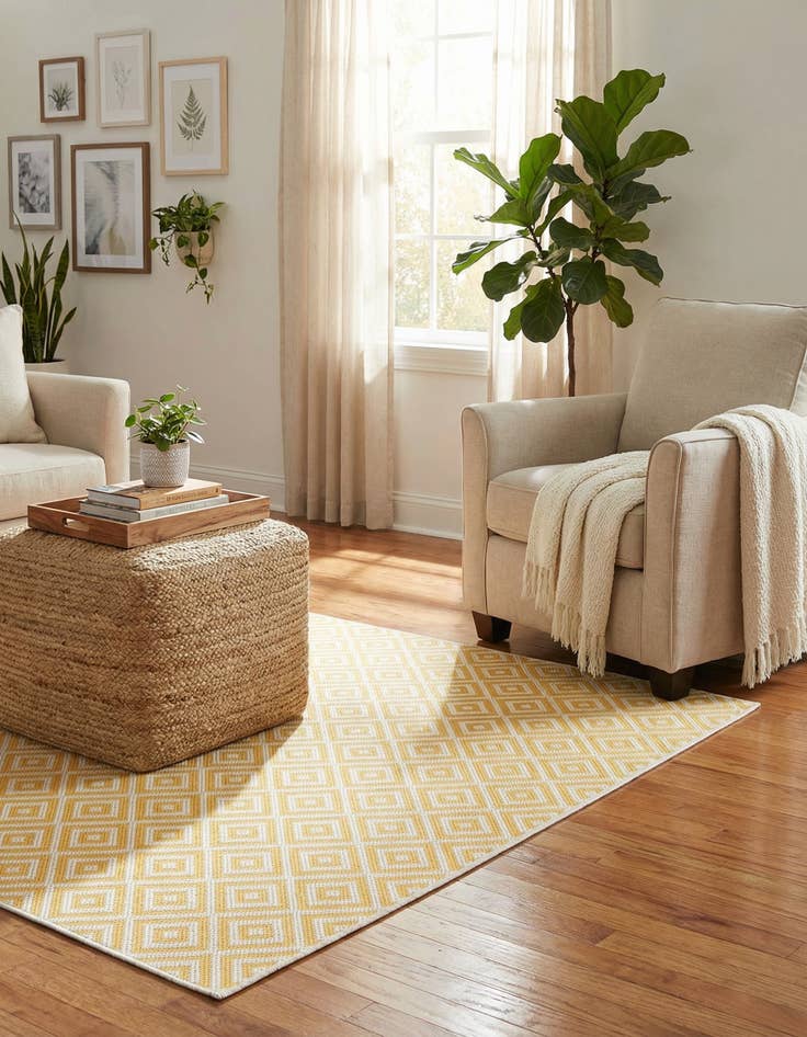 Detail image of 1' 4 x 1' 4  Washable Jill Zarin Costa Rica Indoor / Outdoor Sample Rug