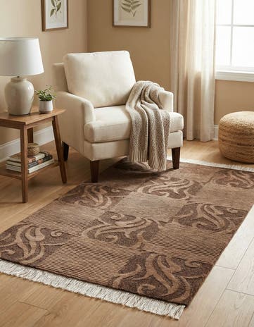 2' 7 x 4' 11 Hand Knotted Darya Wool Rug