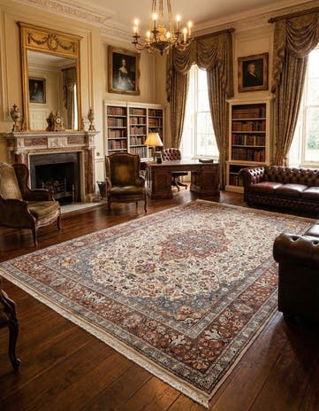 10' x 15' 1 Kashan Rug