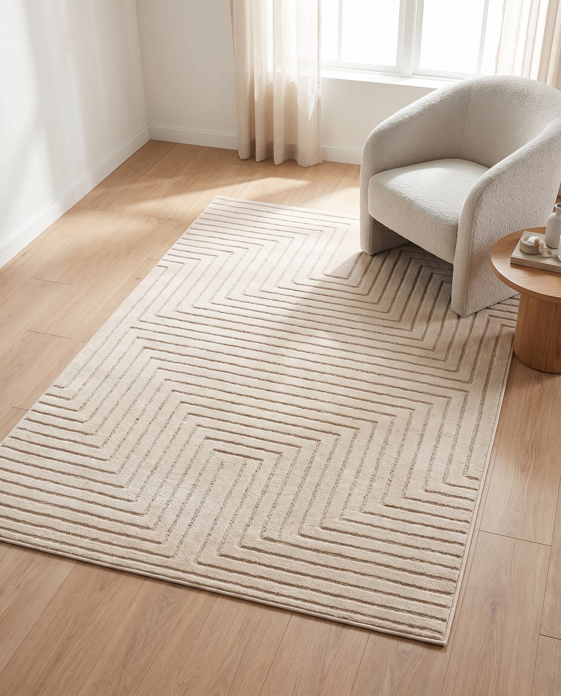 Ivory Contour Rug