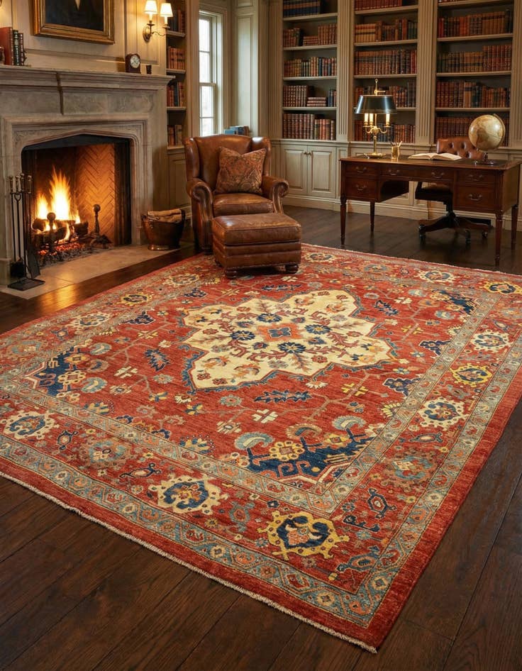 Detail image of  8' 2 x 9' 11 Sara Wool Rug