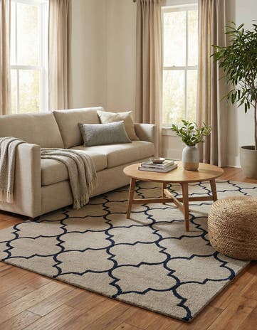 5' x 7' 10 Luna Wool Rug