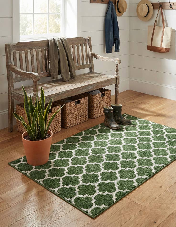 Detail image of  2' x 3' Lattice Rug