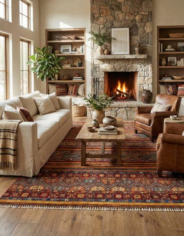 5' 5 x 8' Ariana Ziegler Wool Rug