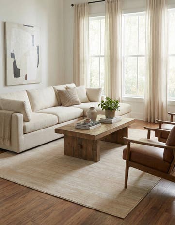 Jill Zarin Beige Uptown Madison Avenue Rug
