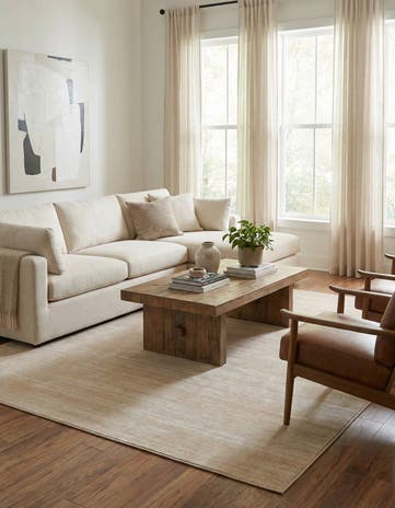 Jill Zarin Beige Uptown Madison Avenue Rug