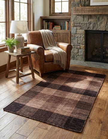 2' 6 x 4' 9 Hand Knotted Gabbeh Wool Rug