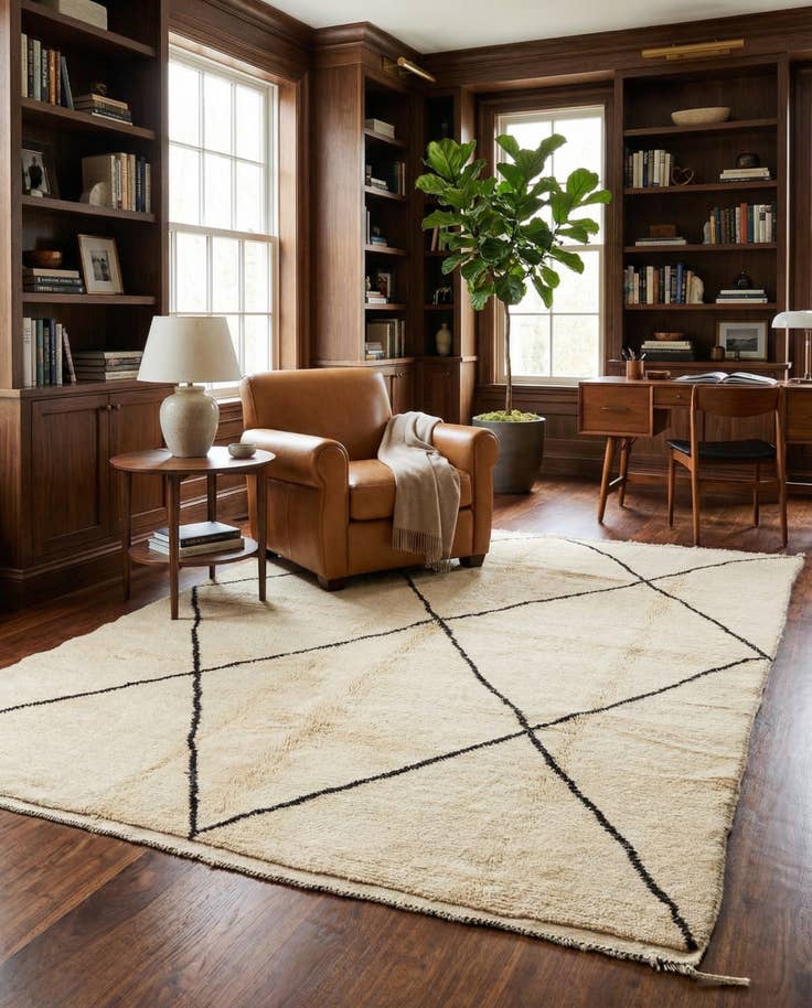 Detail image of 6' 3 x 8' 10 Berber Rug