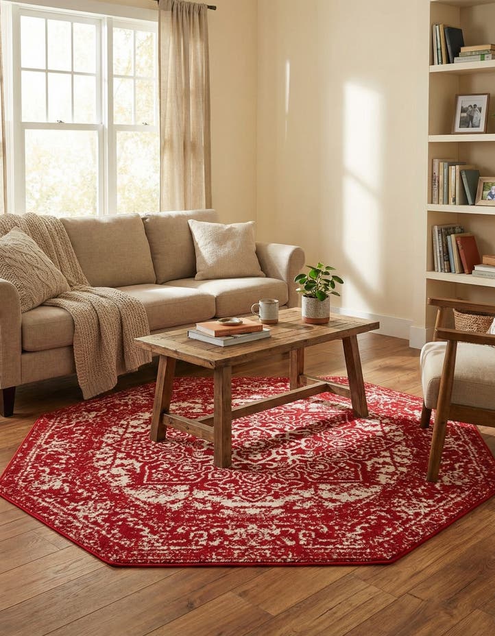 5' 3 x 5' 3 Arlington Octagon Rug