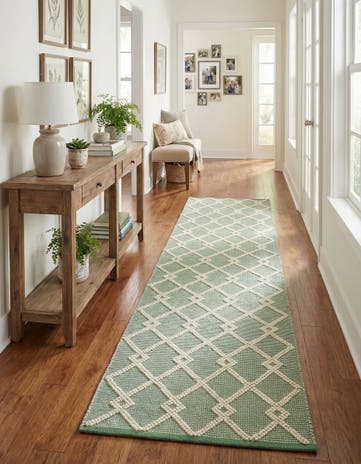 2' 7 x 10' Hand Knotted Jill Zarin Dorset Runner Rug