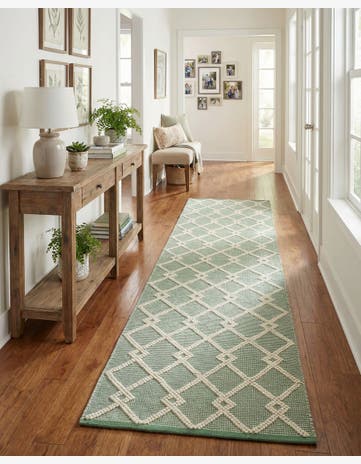 2' 7 x 10' Hand Knotted Jill Zarin Dorset Runner Rug