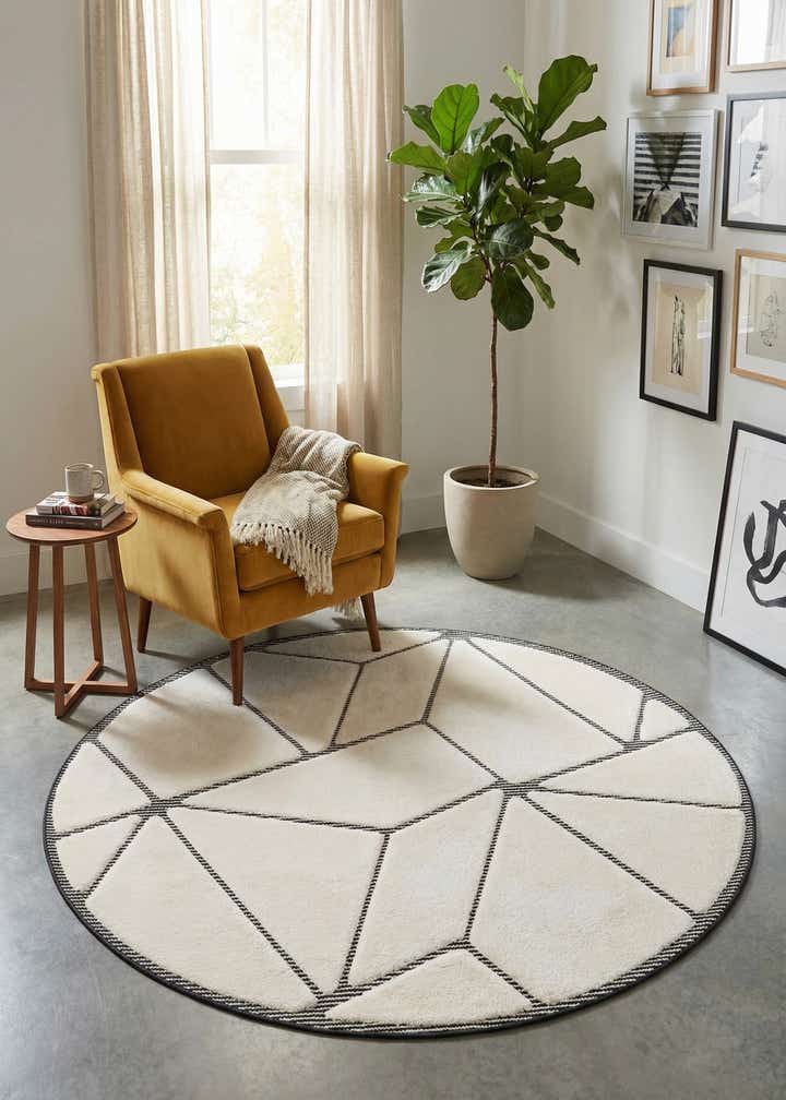 6' x 6' Prismatic Round Rug