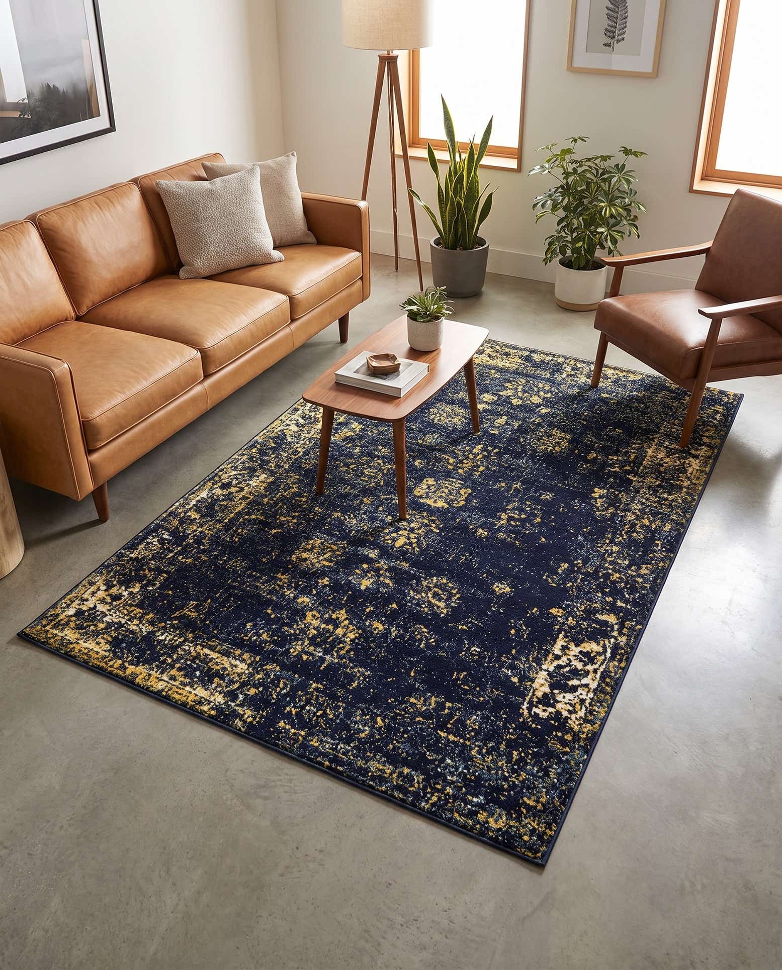 160cm x 245cm Monaco Alfombra Con base incluida