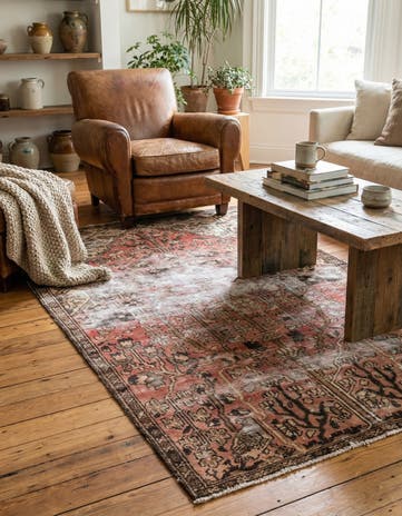 3' x 5' 5 Hand Knotted Ultra Vintage Persian Wool Rug