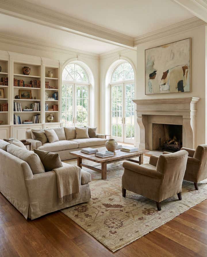 11' x 15' 7 Hand Knotted Oushak Wool Rug