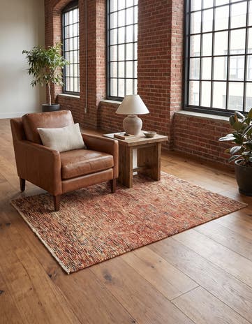 5' 1 x 6' 4 Hand Knotted Modern Ziegler Square Rug
