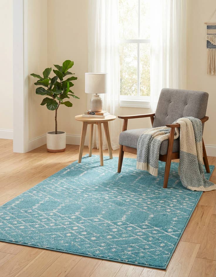 Detail image of 3' 3 x 5' 3 Paxon Trellis Rug