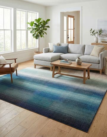 9' x 12' 2 Washable Hyacinth Rug