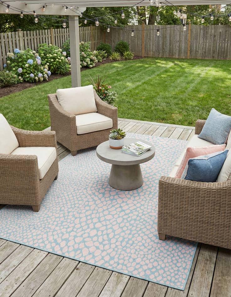 Detail image of 7' x 10'  Washable Jill Zarin Cape Town Indoor / Outdoor Rug