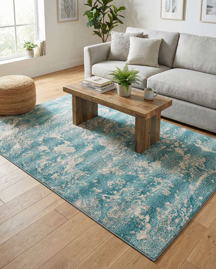 5' x 8' Easy-Clean Modern Indoor / Outdoor Rug