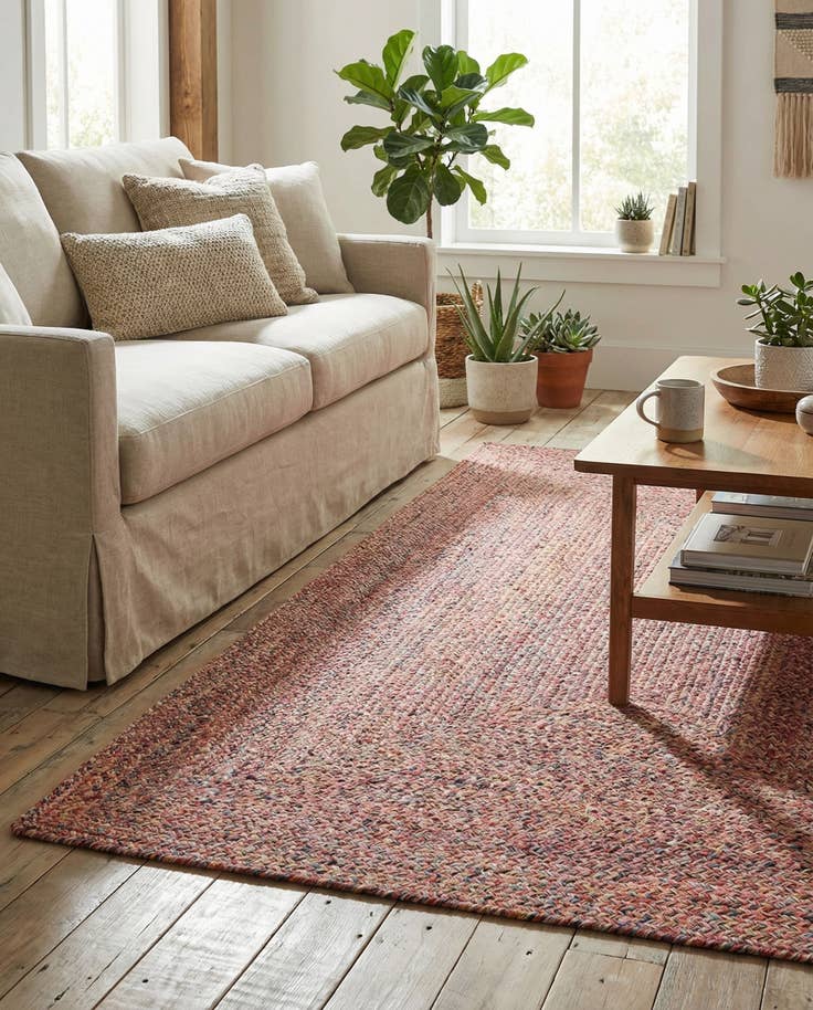 Detail image of 4' 1 x 6' 1 Easy-Clean Eco Verse Washable Indoor / Outdoor Rug