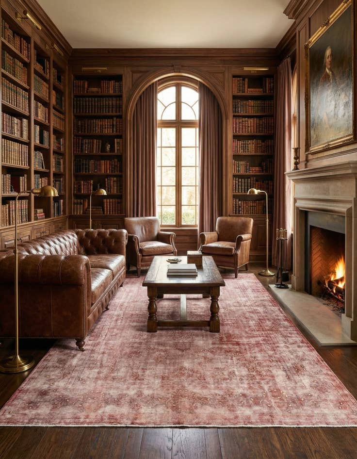 Detail image of 9' 11 x 13' Vintage Royal Wool Rug