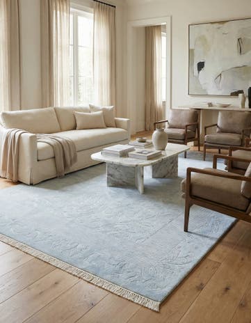 5' 7 x 7' 10 Hand Knotted Darya Wool Rug