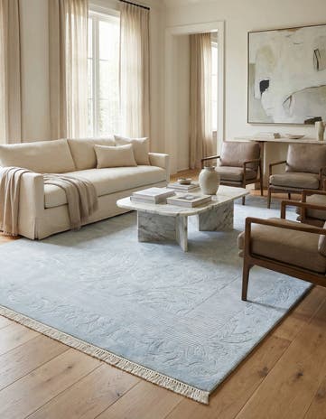 5' 7 x 7' 10 Hand Knotted Darya Wool Rug