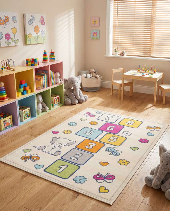 5' 3 x 7' 7 Easy-Clean Indoor / Outdoor Rug