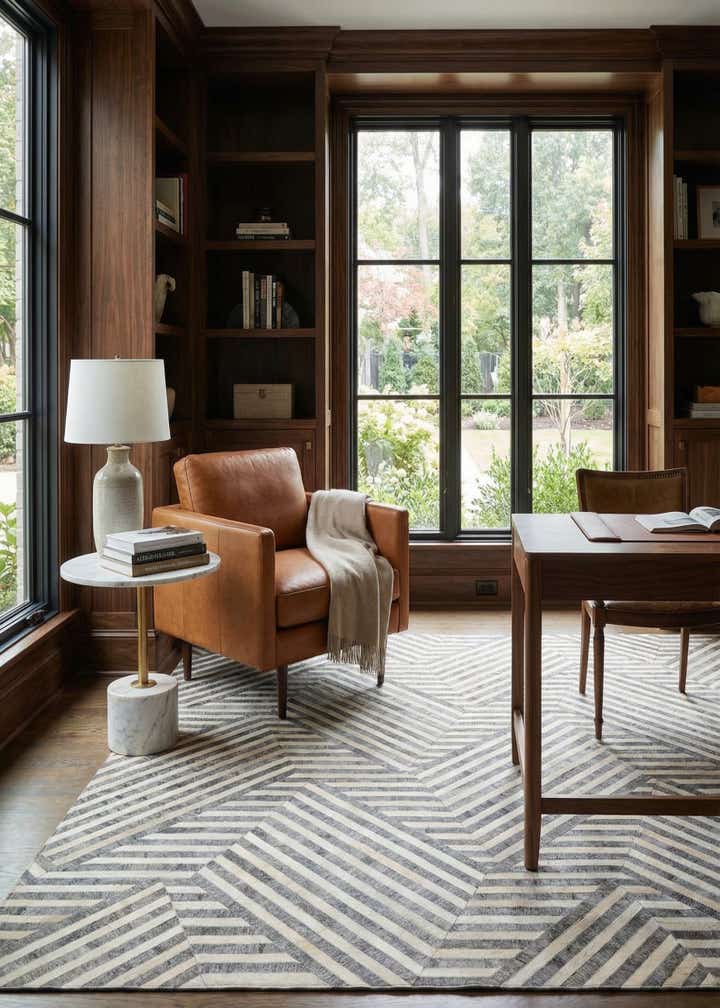 5' x 7' 9 Cowhide Rug