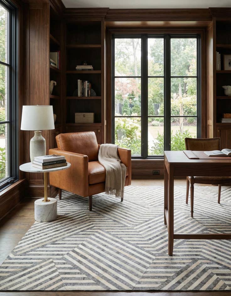 Detail image of 5' x 7' 9 Cowhide Rug