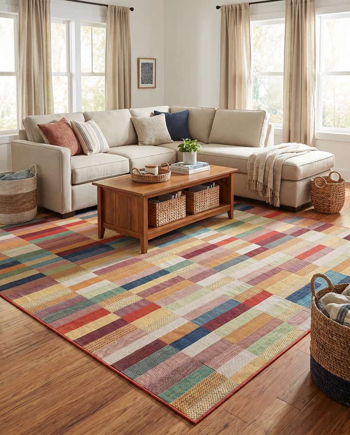 10' x 10' Easy-Clean Baja Indoor / Outdoor Square Rug