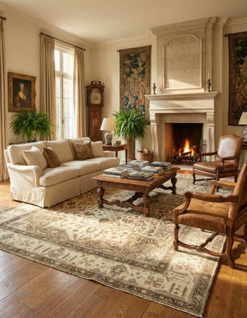 9' 8 x 12' 10 Hand Knotted Vintage Royal Persian Wool Rug