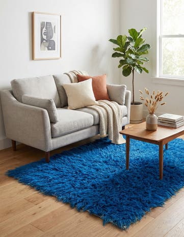 3' 4 x 4' 7 Hand Knotted Moroccan Wool Rug