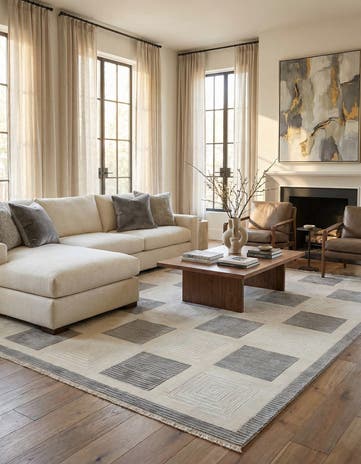 8' 2 x 11' 4 Hand Knotted Darya Wool Rug