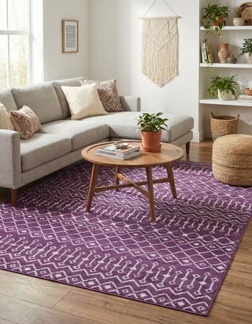 Violet Kasbah Trellis Rug