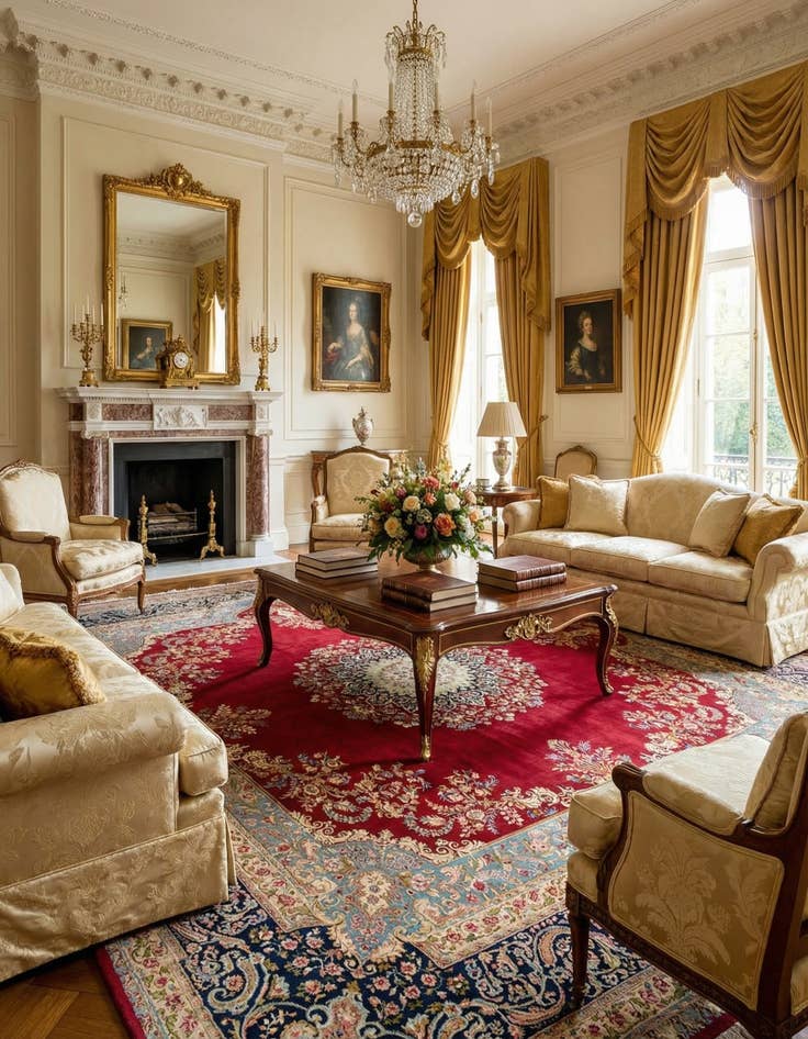 Detail image of  13' 4 x 14' 7  Hand Knotted Kerman Persian Rug