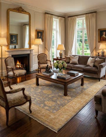 6' 9 x 9' 9 Ziegler Wool Rug