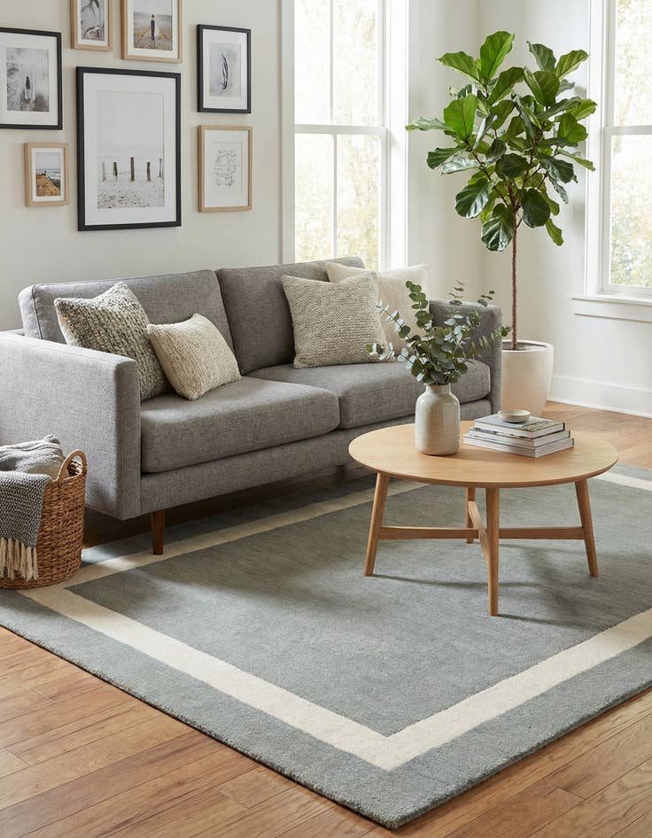 Detail image of  3' 3 x 5' 3 Jill Zarin Border Wool Rug