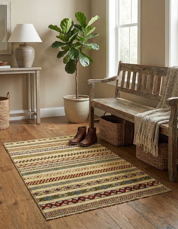 2' 6 x 4' 2 Hand Knotted Modern Ziegler Rug